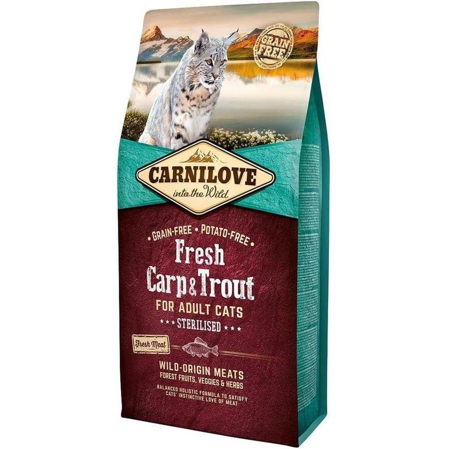 Carnilove chat stérilisé carp&trout 2KG