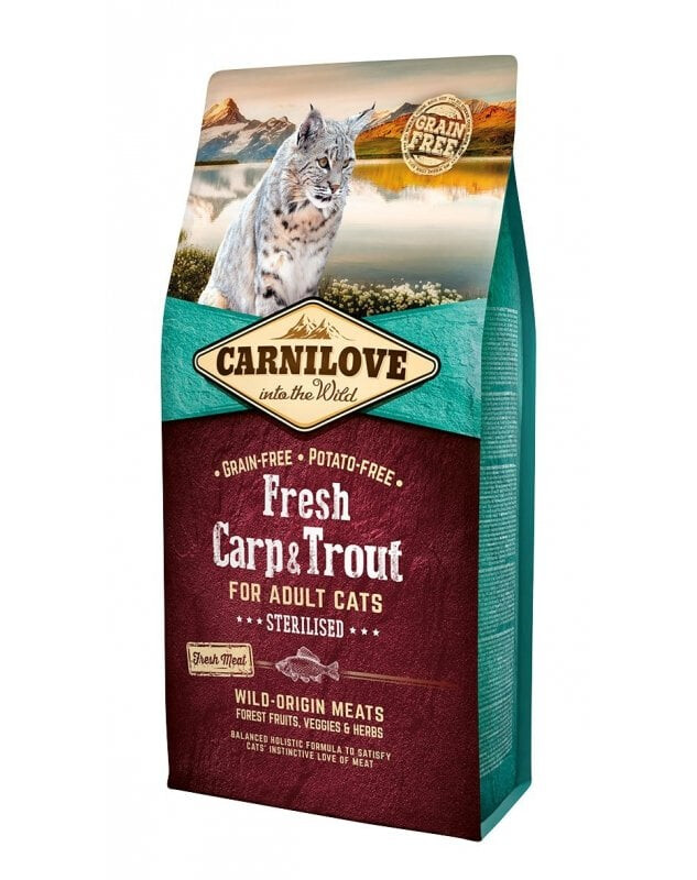 Carnilove chat stérilisé carp&trout 2KG
