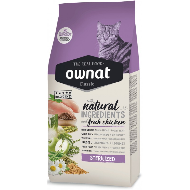 ownat chat stérilisé 4KG