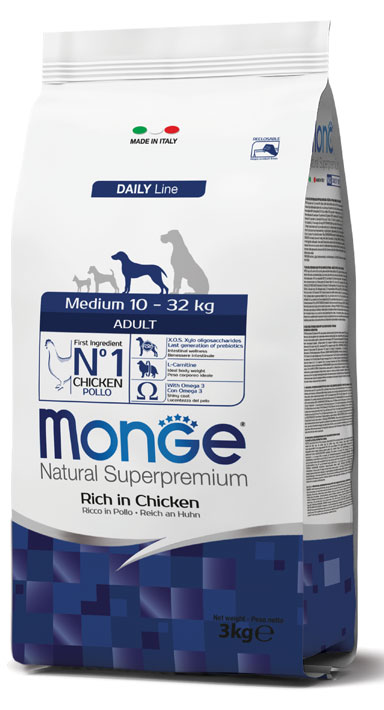 MONGE adulte medium 3KG
