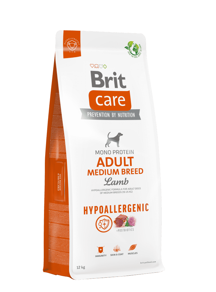Brit care hypoallergenique agneau medium 3KG