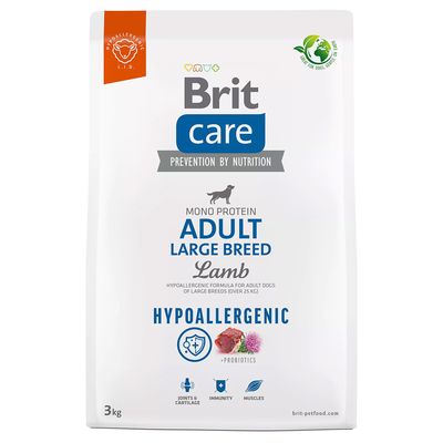 Brit care hypoallergenique agneau large 3KG