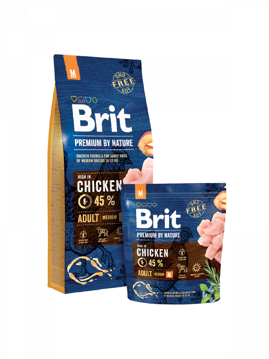 Brit adulte medium poulet 3KG