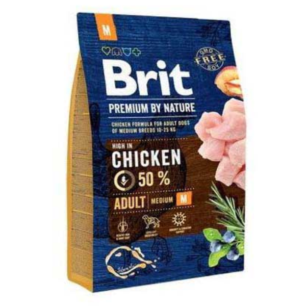 Brit adulte medium poulet 3KG