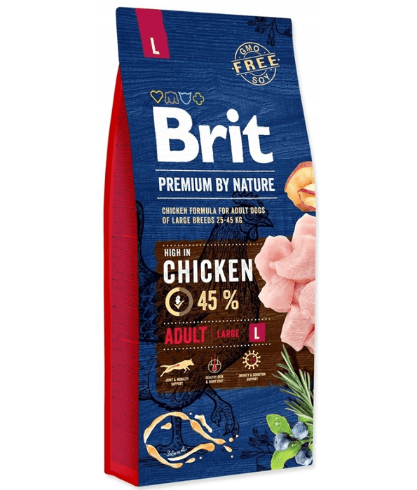 Brit adulte large poulet 3KG