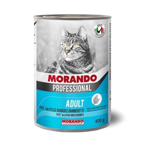Morando professional poisson et crevettes (morceaux) 400 gr