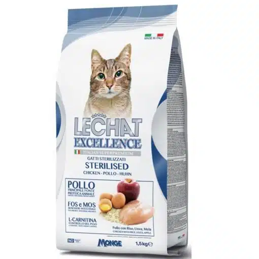 Le chat excellence stérilisé porc&poulet