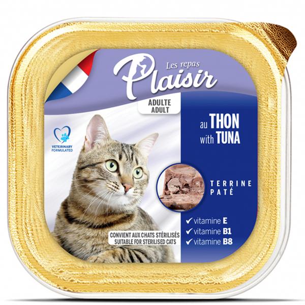 Barquette plaisir adultes&stérilisés thon