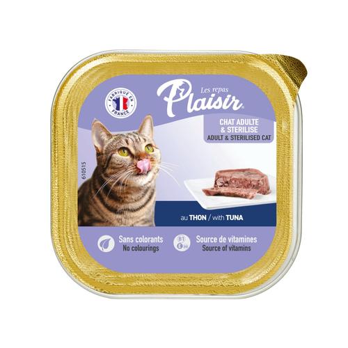 Barquette plaisir adultes&stérilisés thon