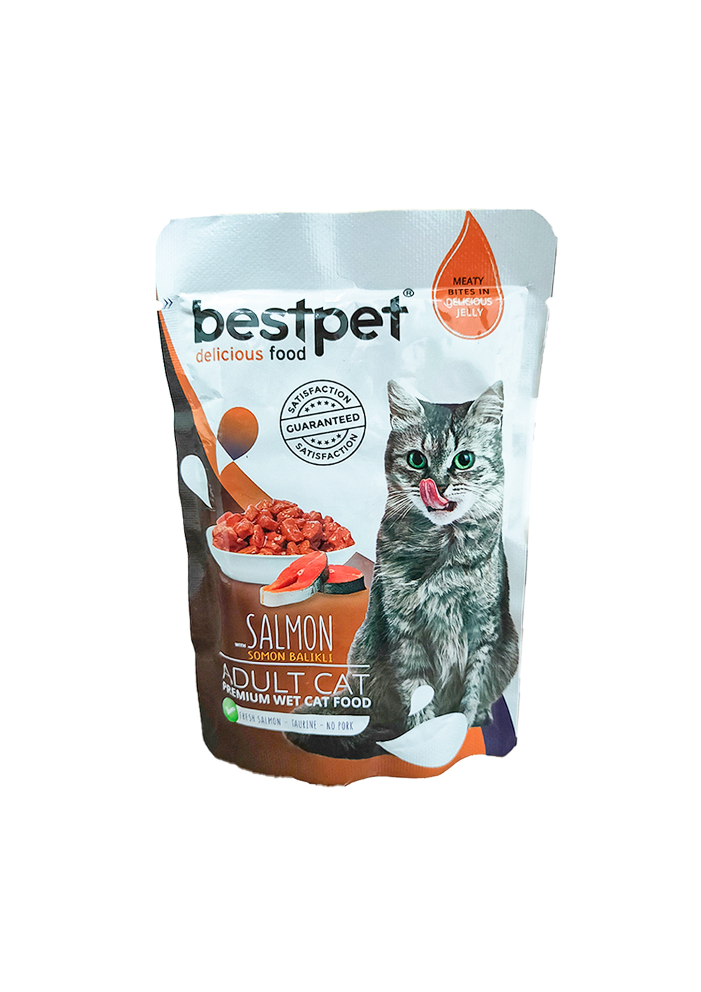 pochon bestpet stérilisé saumon