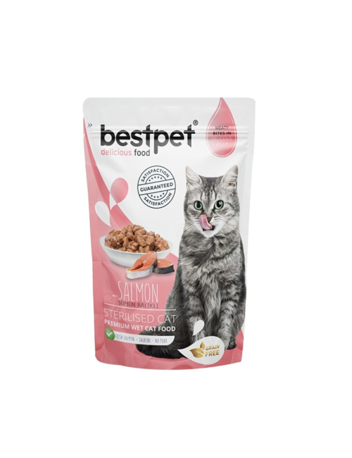 pochon bestpet stérilisé saumon