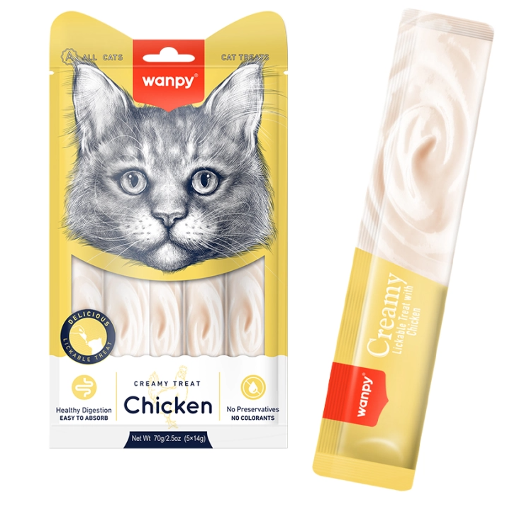 wanpy creamy treat pcs