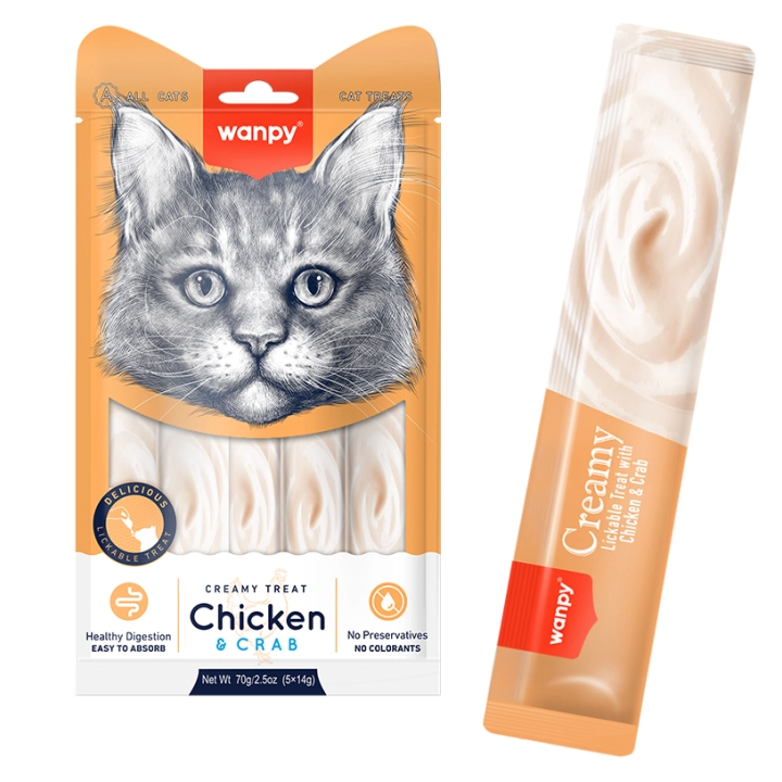 wanpy creamy treat pcs