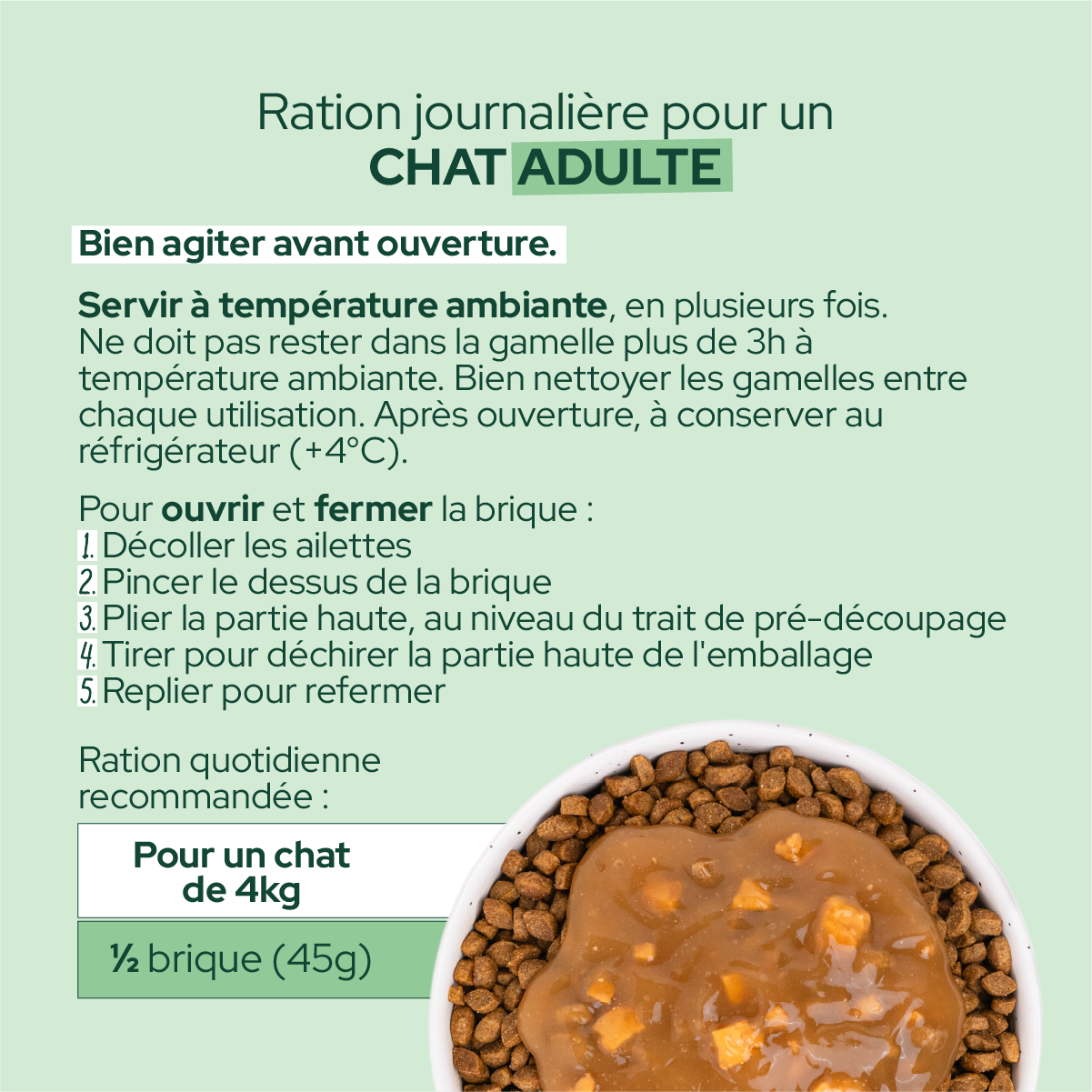 équilibre&instinct topping poulet et cheddar